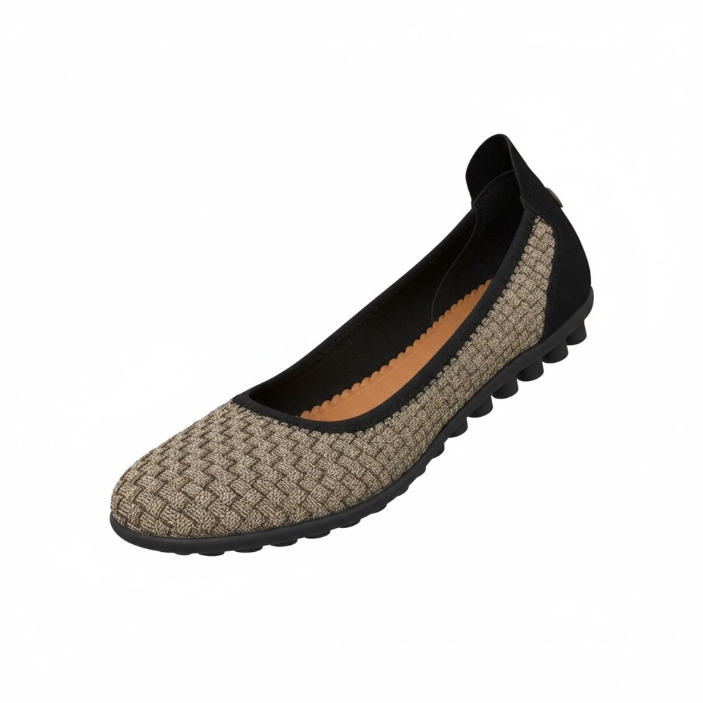 Bernie Mev Hazel Bronze Flats-Memory Foam Comfort, Lightweight NWB